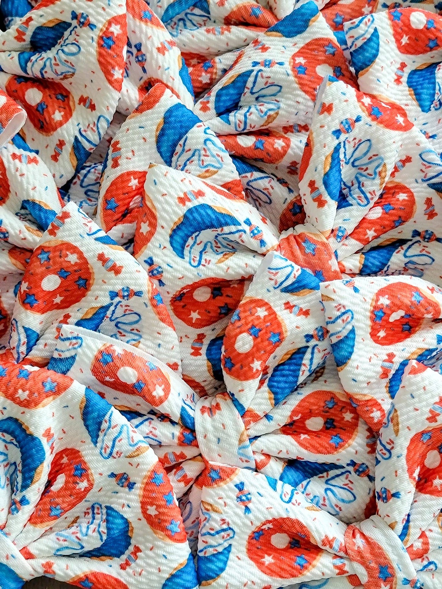 Savannah Bow-Patriotic Donuts