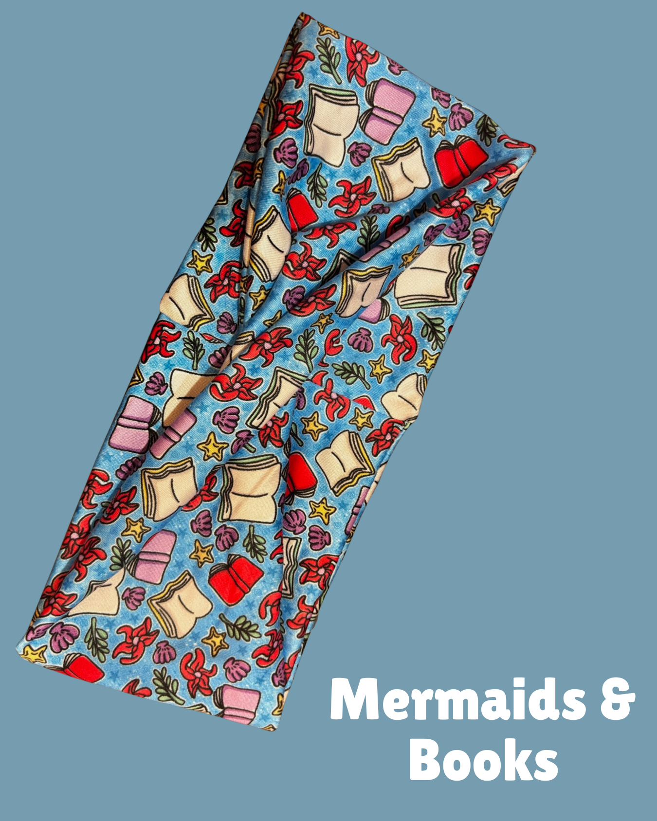 Mermaids & Books Twist Headband