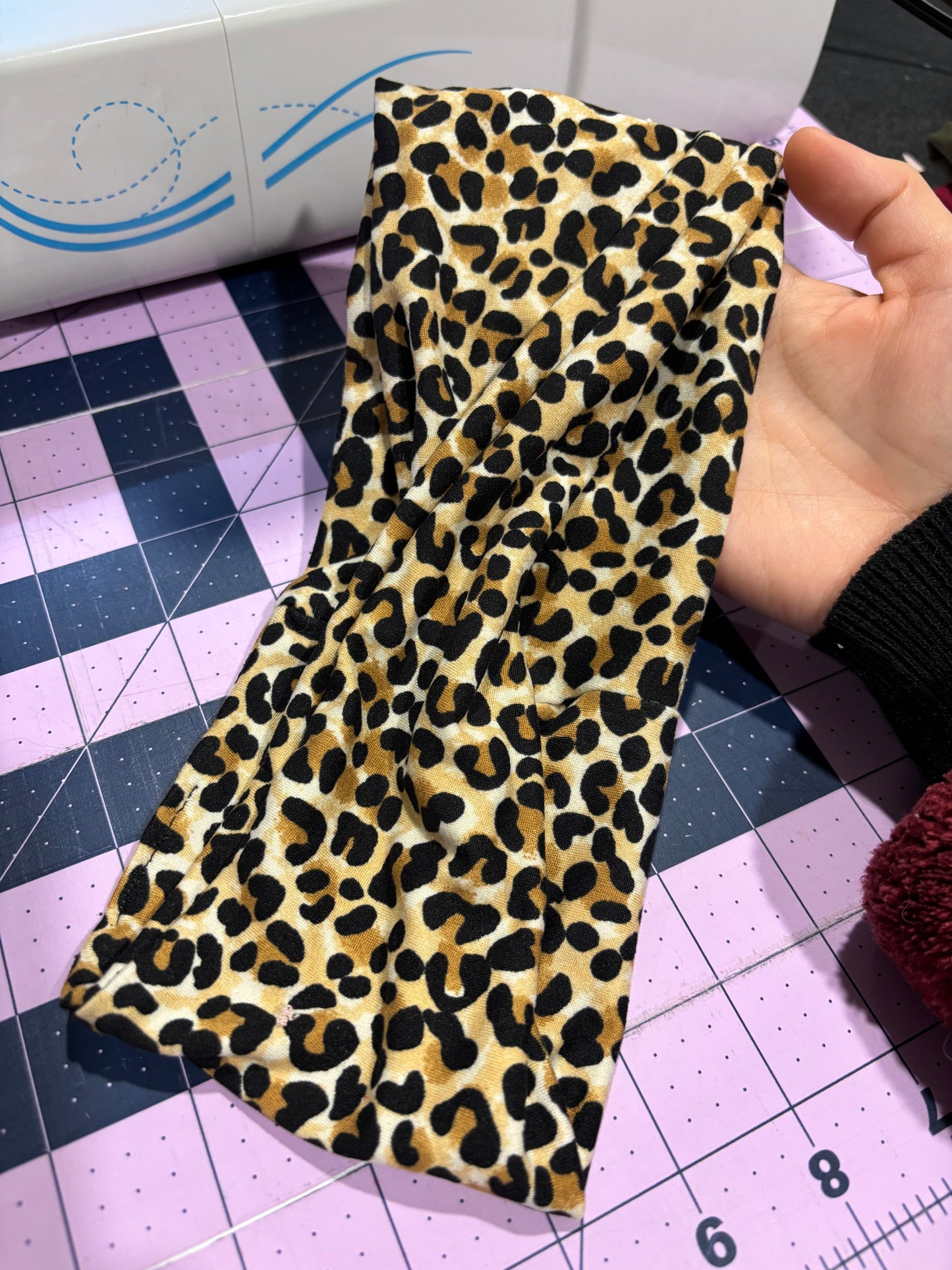 Cheetah Chase Wide Twist Headband
