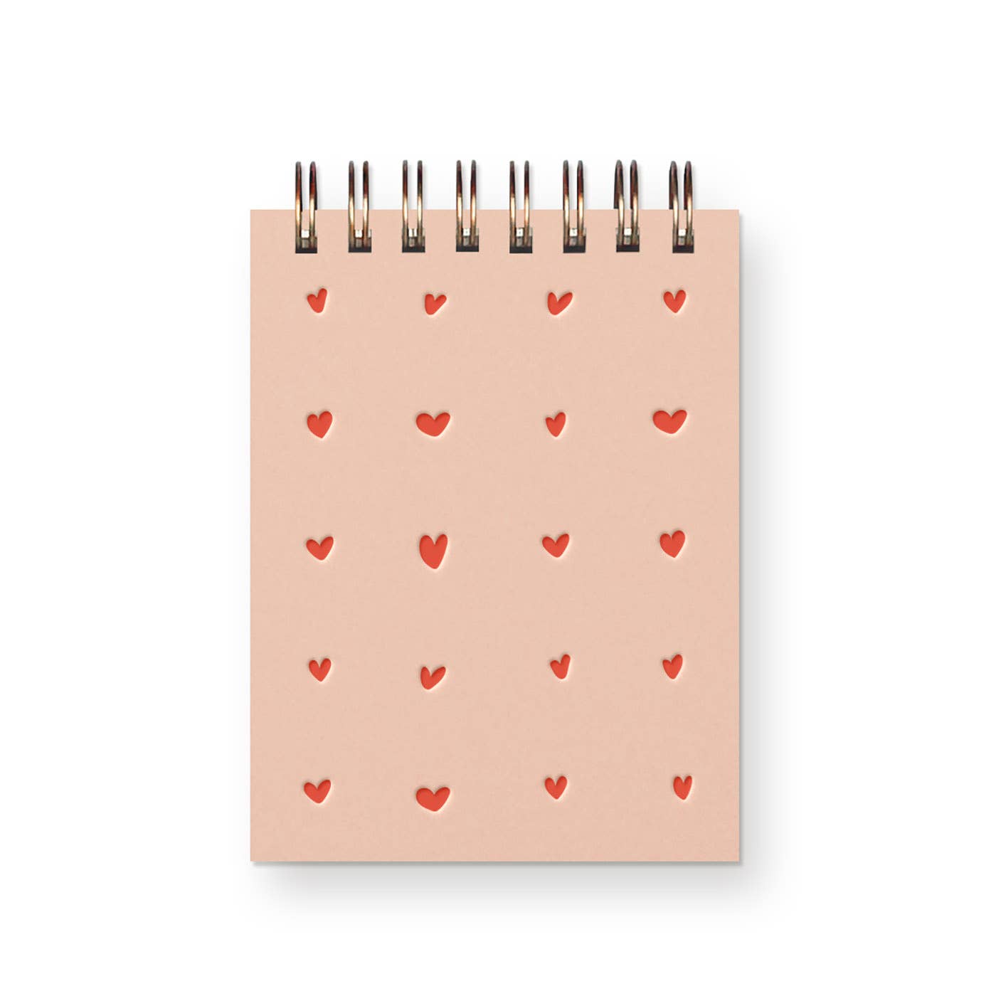 Heart Grid Mini Jotter Notebook