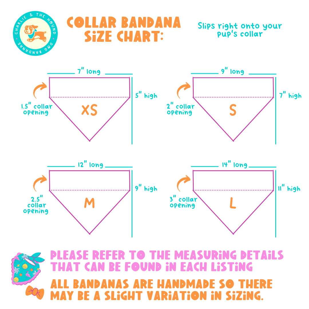Pink Ball Is Life - Reversible Dog Collar Bandana
