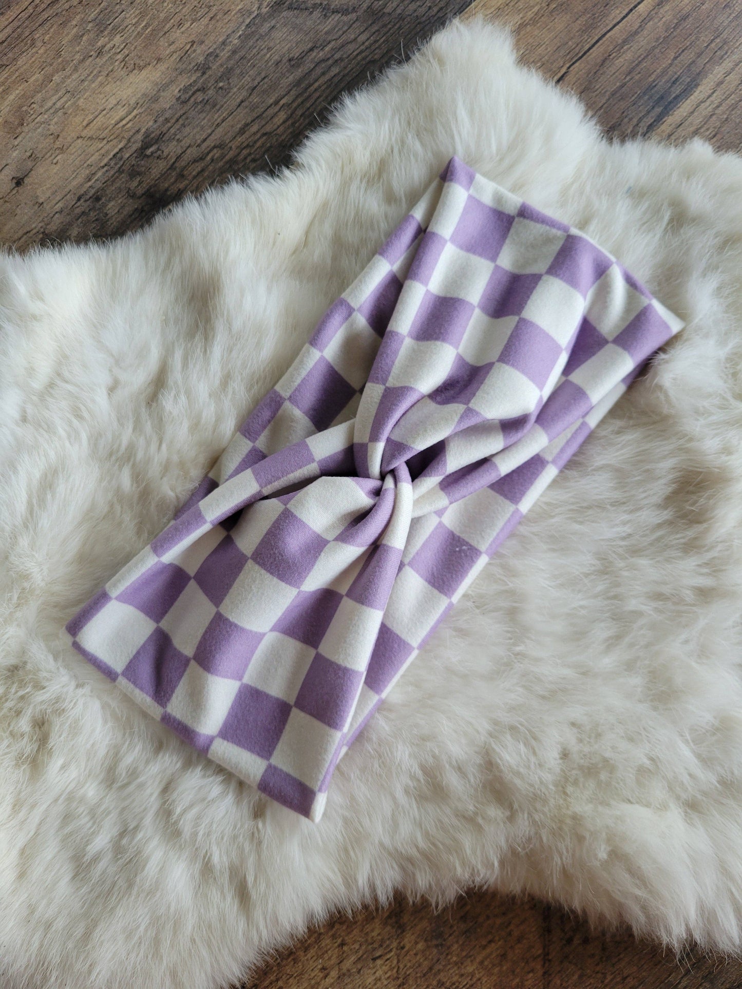 Lavender Checkered Willow Knot