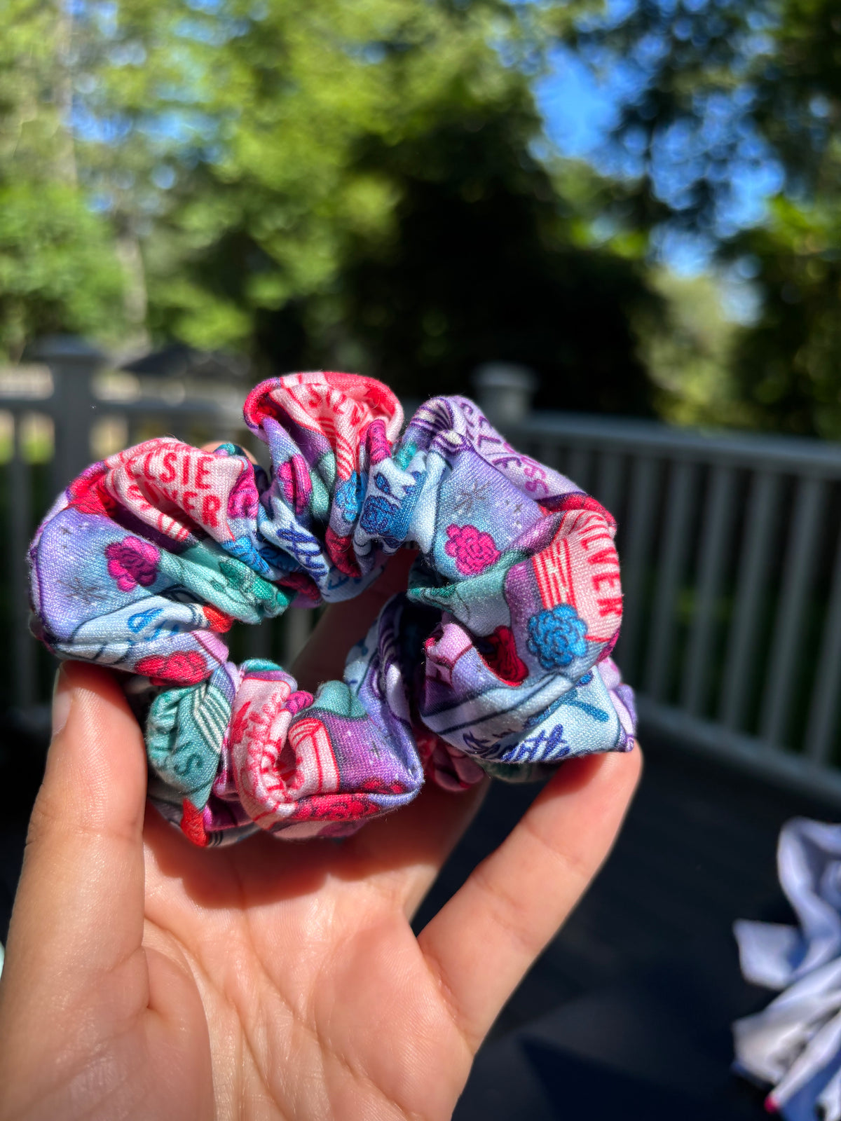 Chestnut Spring Scrunchie