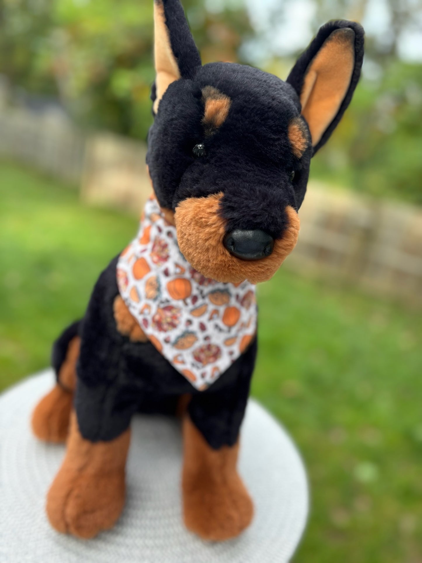 Feast Mode Ribbed Scrunchie Bandana