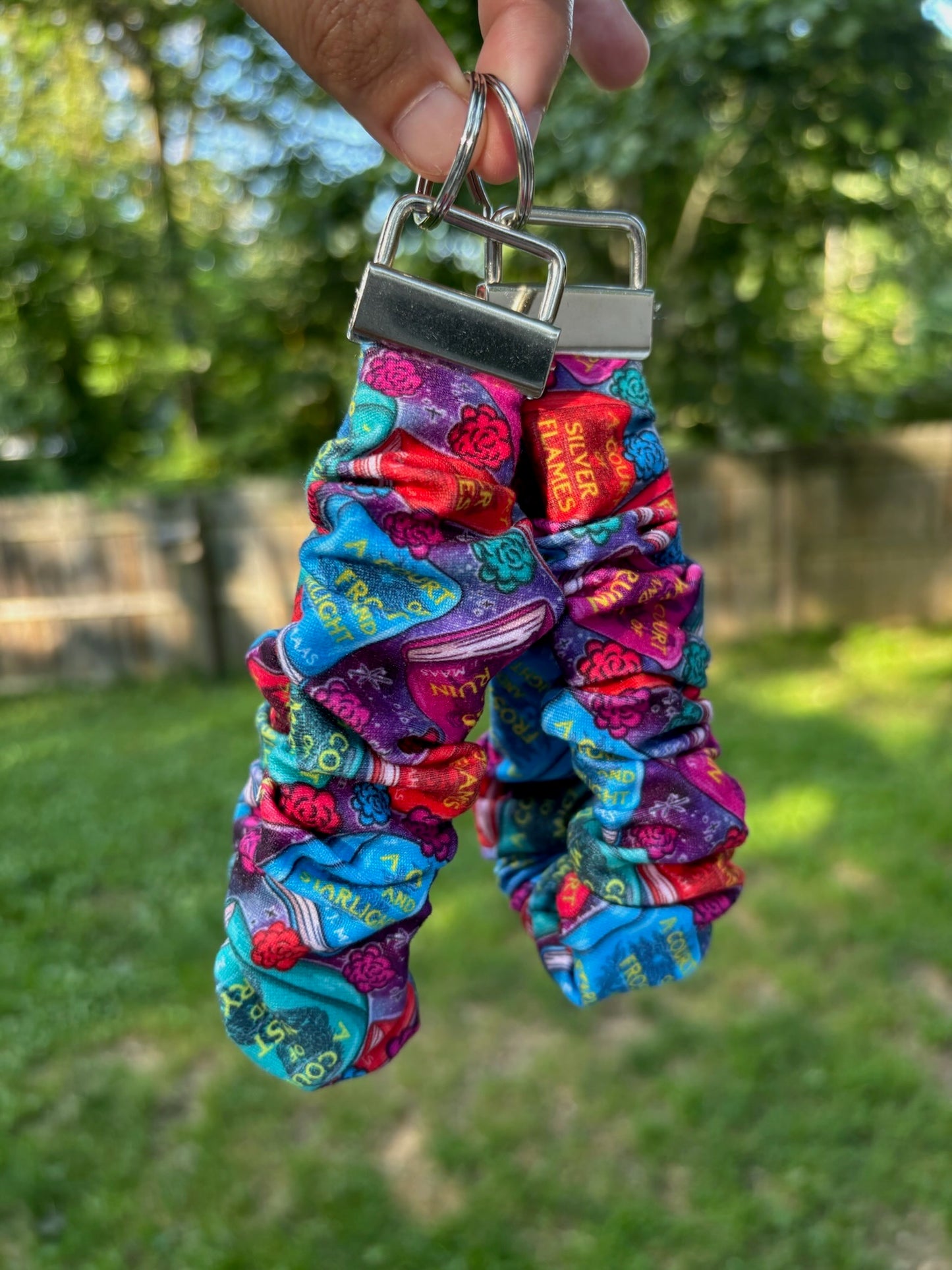 Night Court Energy Scrunchie Keychain