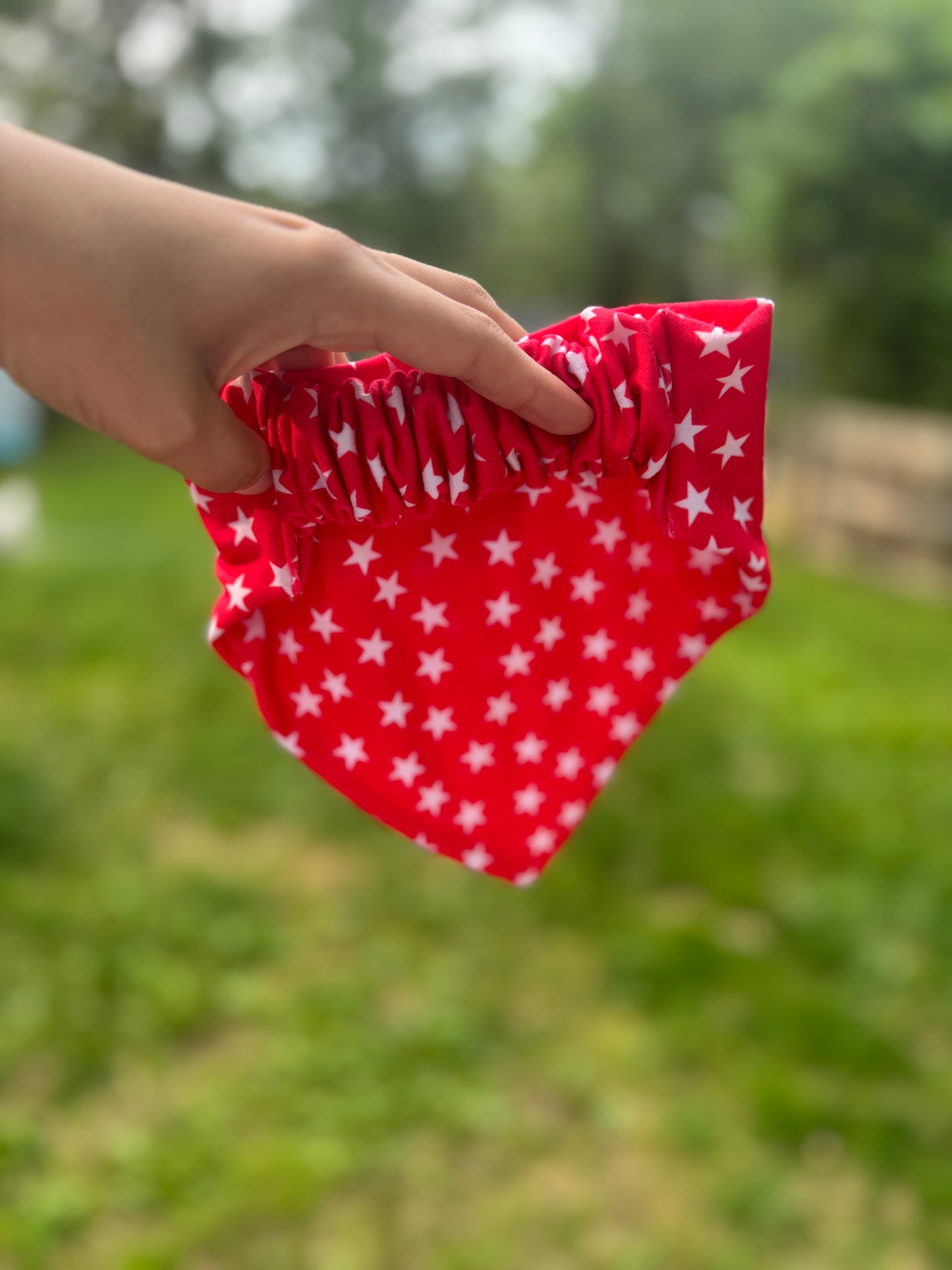 Red White & You Scrunchie Bandana
