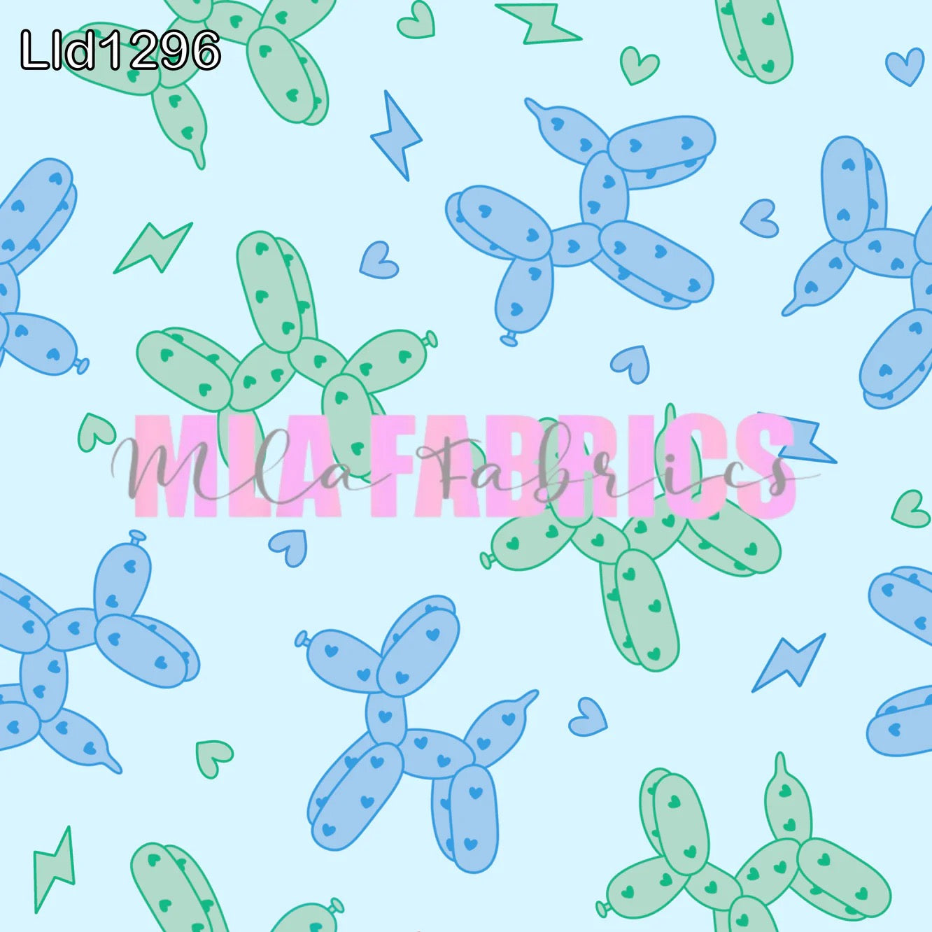 Green & Blue Balloon Dogs Preorder