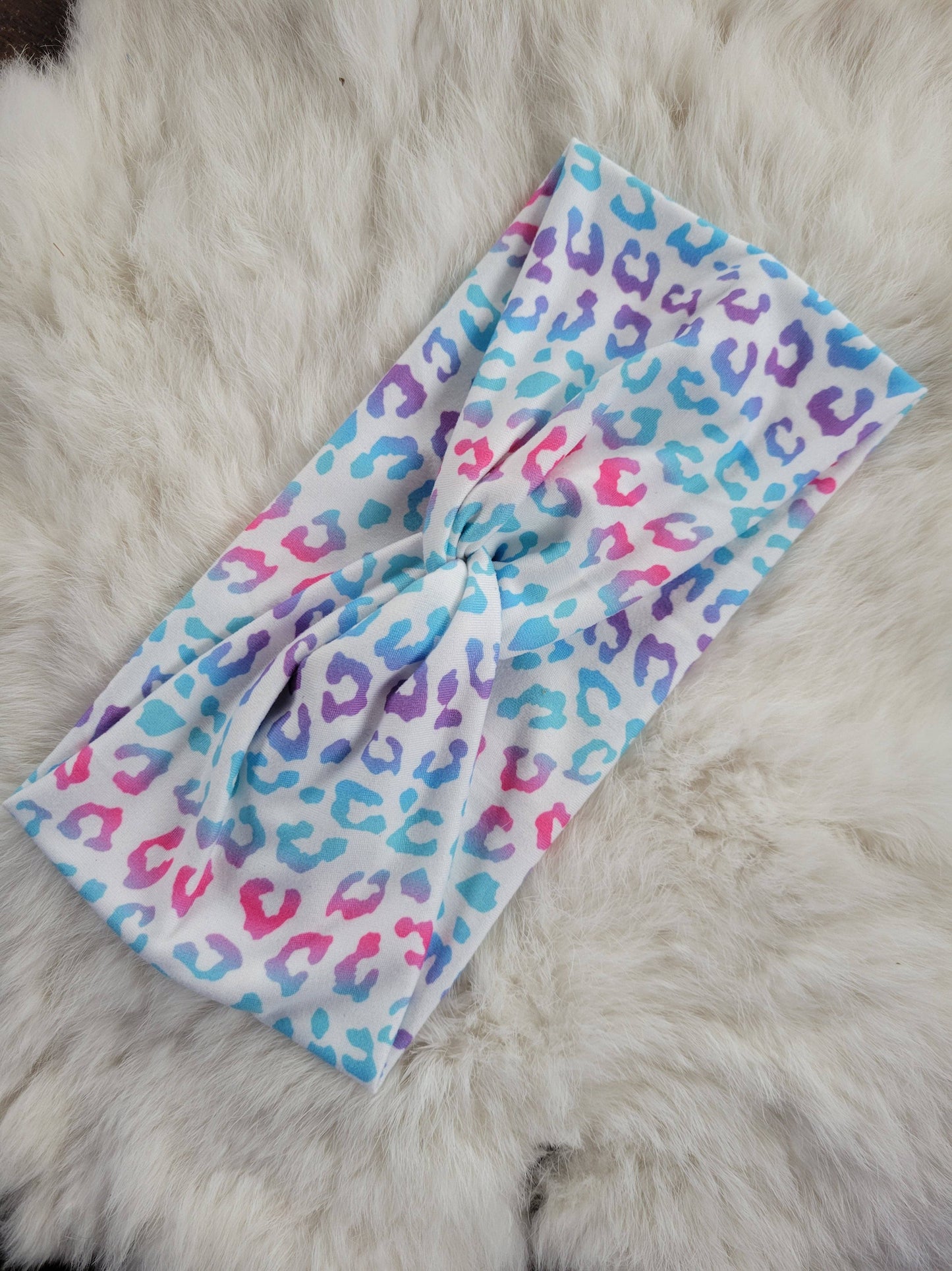 Ombre Leopard Willow Knot