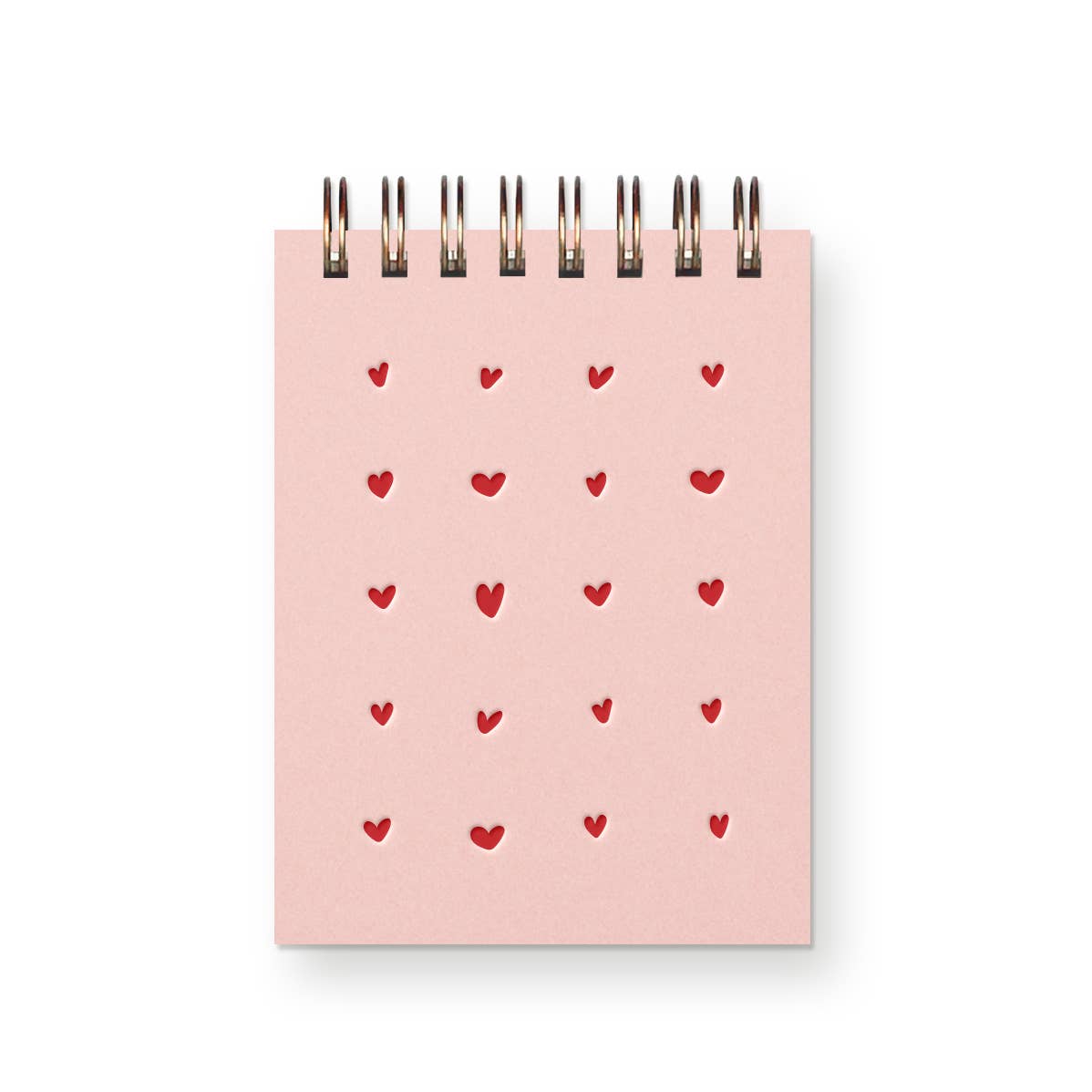 Heart Grid Mini Jotter Notebook