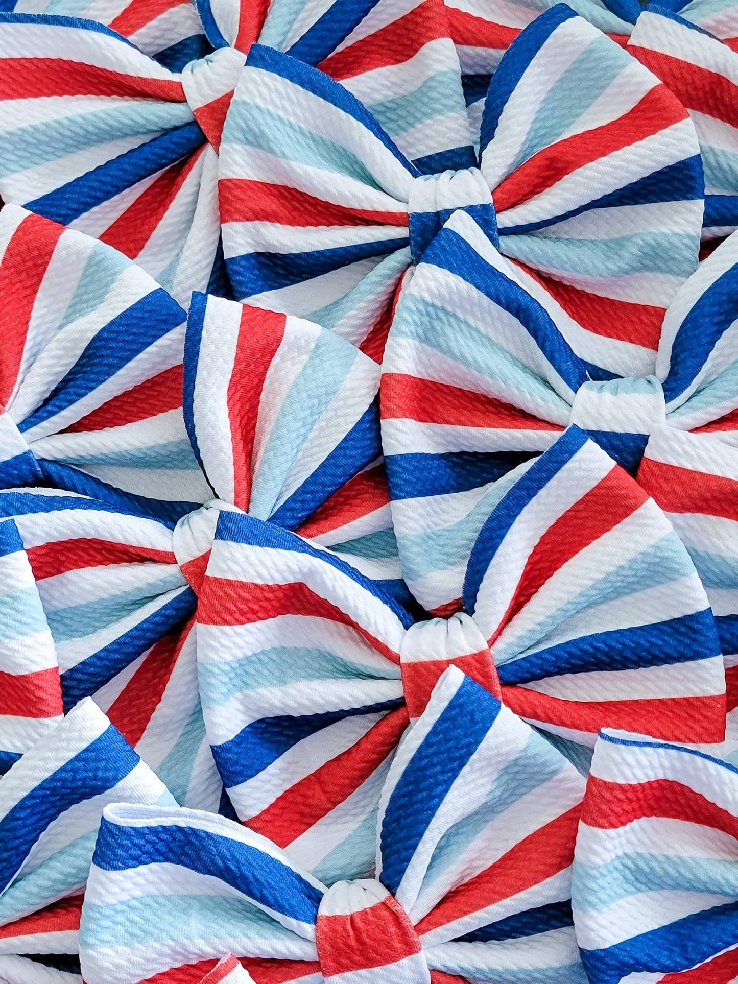 Savannah Bow-Patriotic Stripes