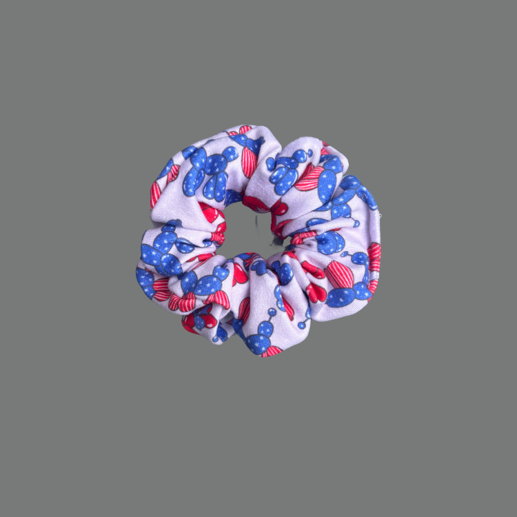 Star Spangeled Balloons Scrunchie