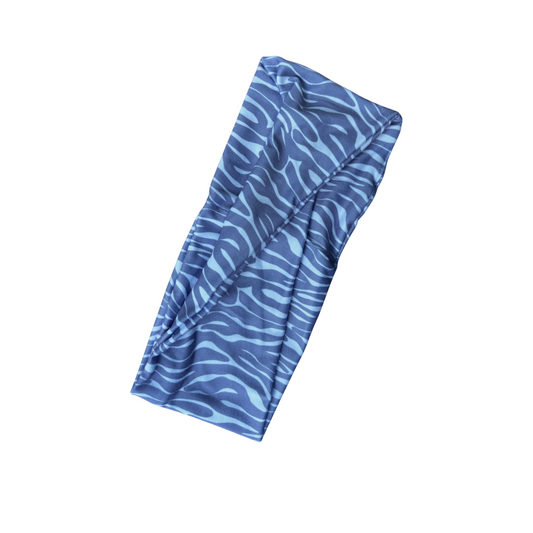 Purple Zebra Twist Headband