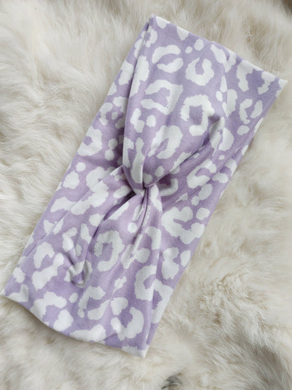 Lavender Leopard Willow Knot