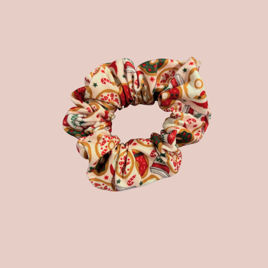 Donut open until Christmas Scrunchie