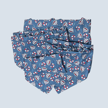 Shark Attack Scrunchie Bandana