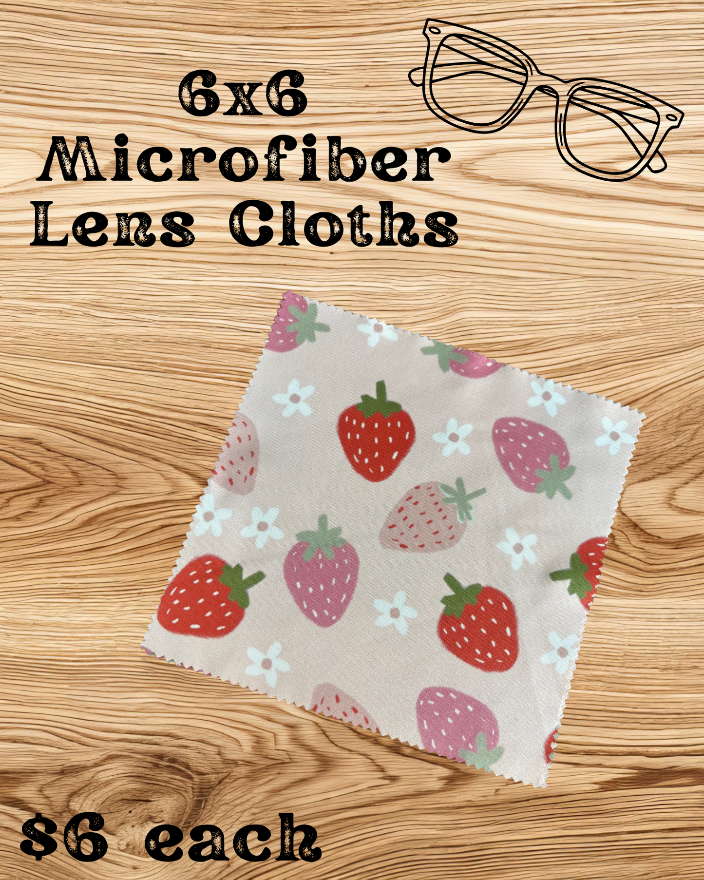 Strawberry Lens Cloth
