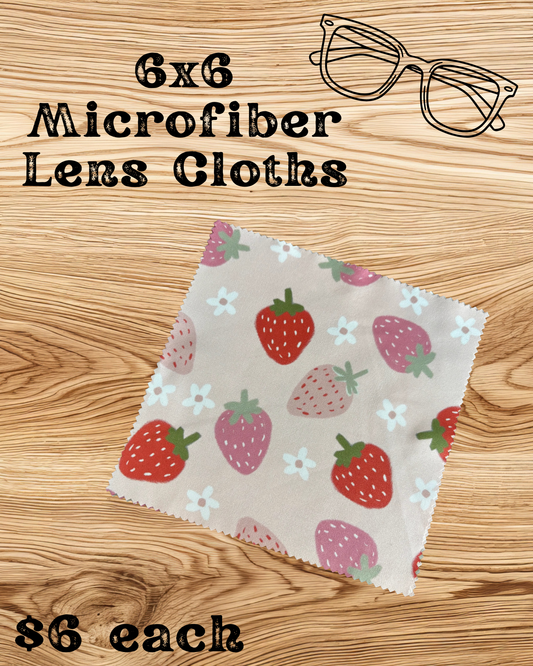 Strawberry Lens Cloth