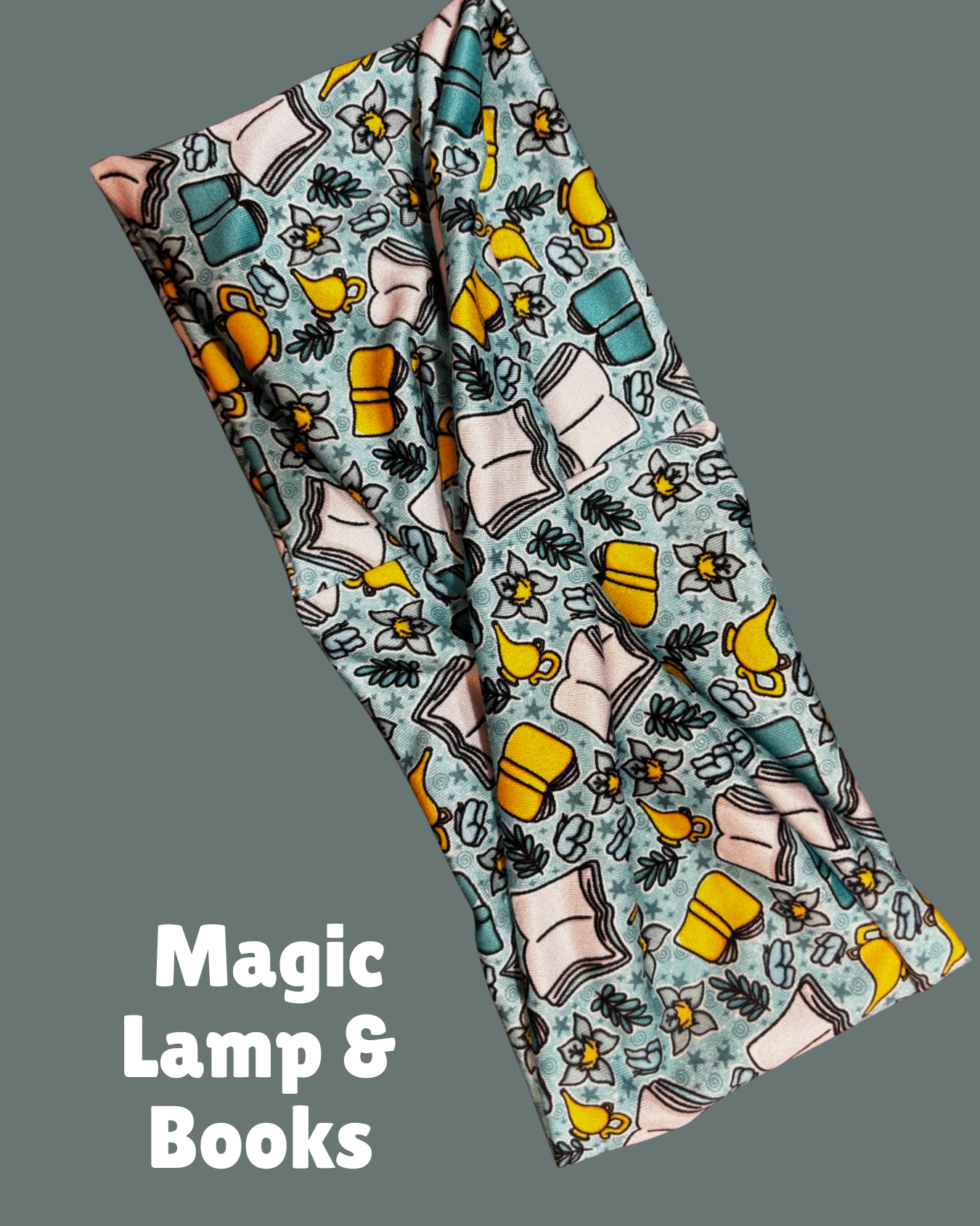 Magic Lamp & Books Twist Headband