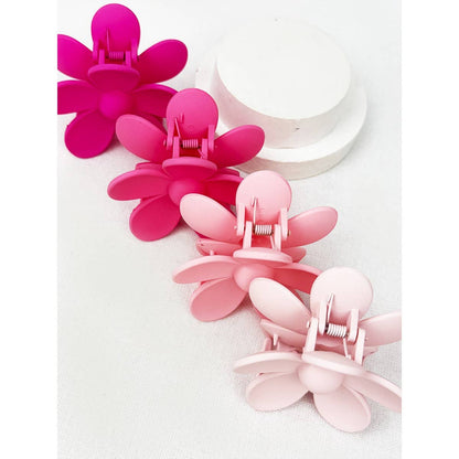 Pink Shades of Daisy Hair Clips