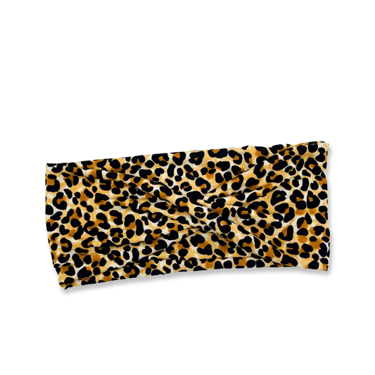 Cheetah Chase Wide Twist Headband