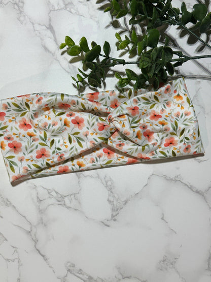 Romantic Spring Floral Willow Knot