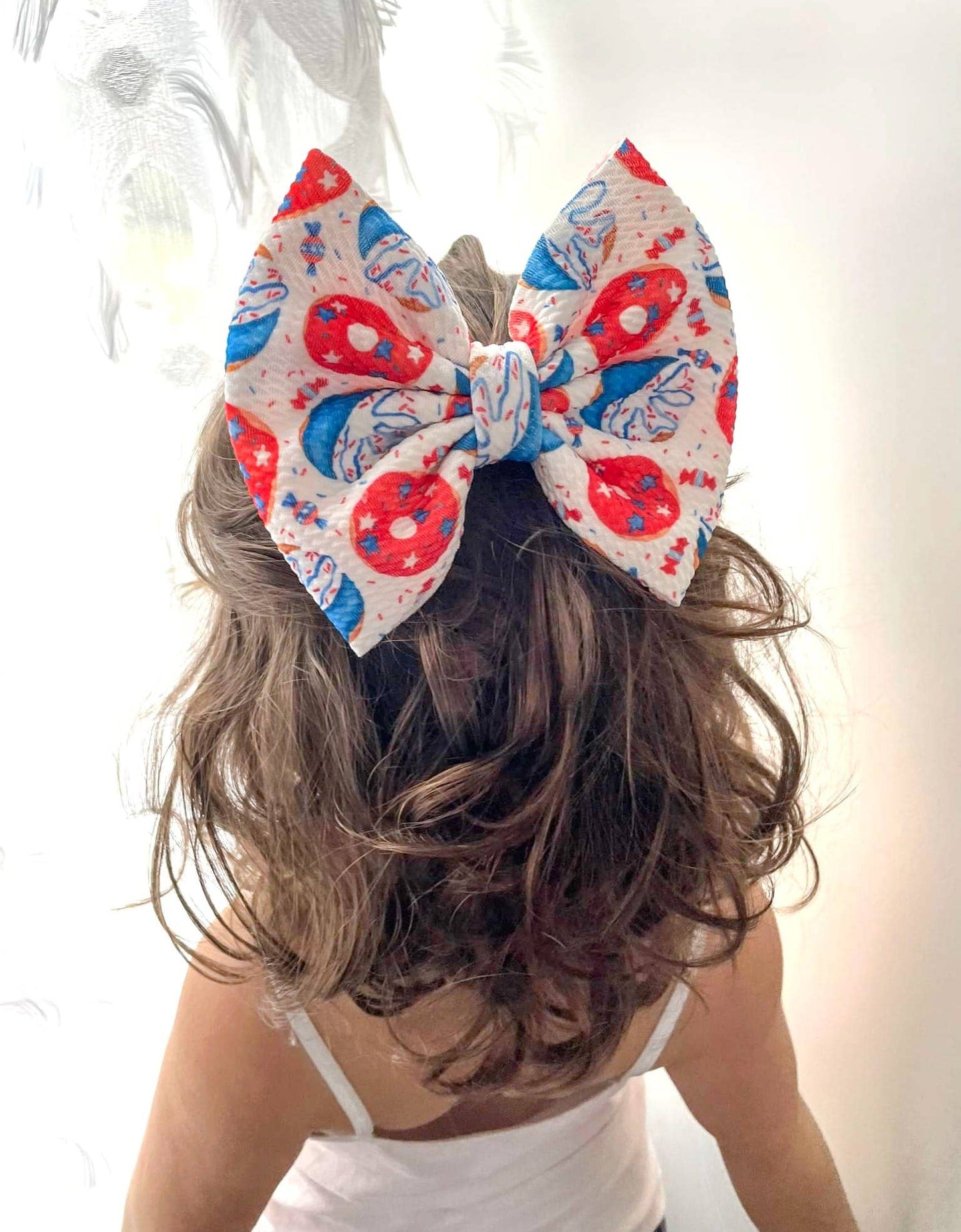 Savannah Bow-Patriotic Donuts
