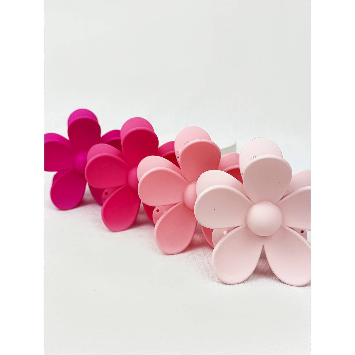 Pink Shades of Daisy Hair Clips