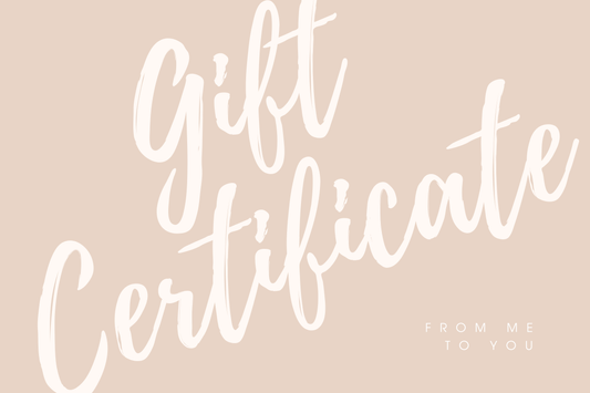Oh So Chelsea Gift Certificate