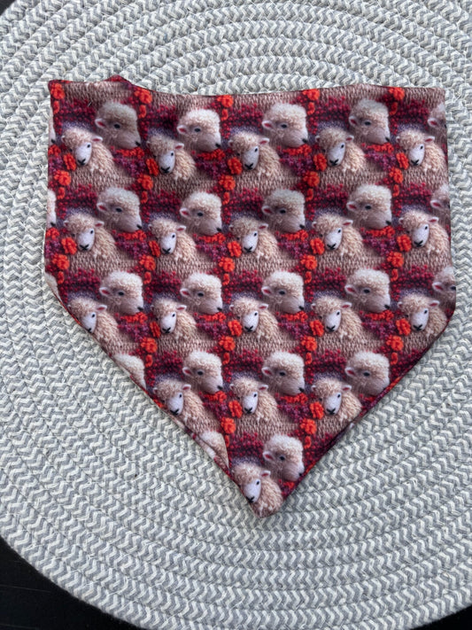 Sheep Scrunchie Bandana