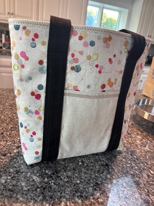 Painted Confetti Tote Bag