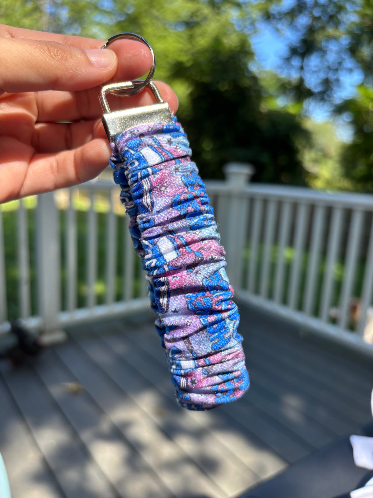 Hockey Romance Scrunchie Keychain