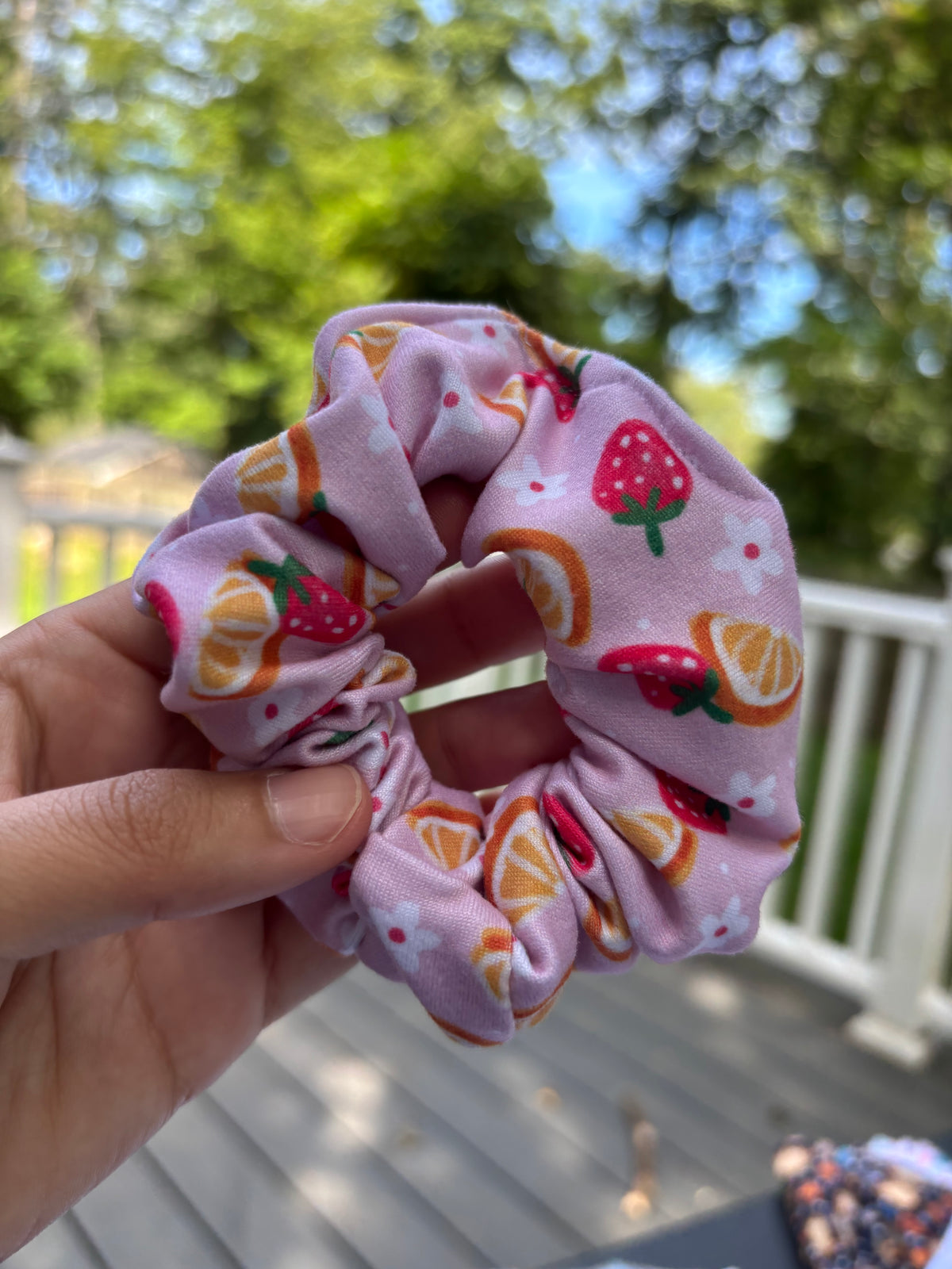Strawberry Fields Scrunchie