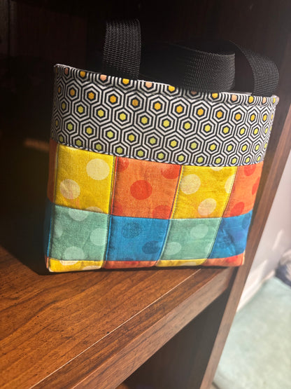 Color Block Mini Tote