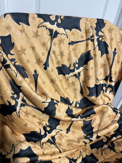 Black & Gold Dragons Sherpa Blanket