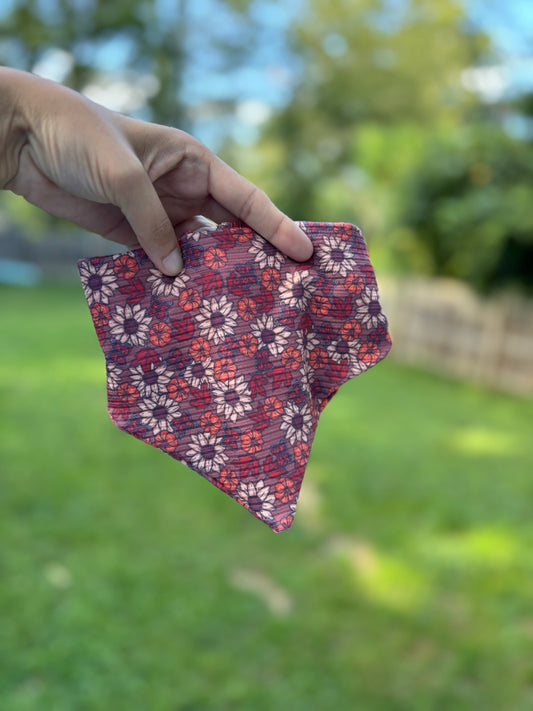 Falling for Butterflies Ribbed Scrunchie Bandana