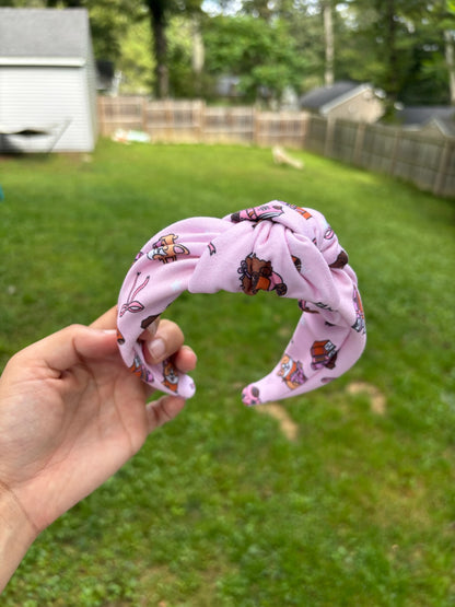 Dogs & Books Hard Headband