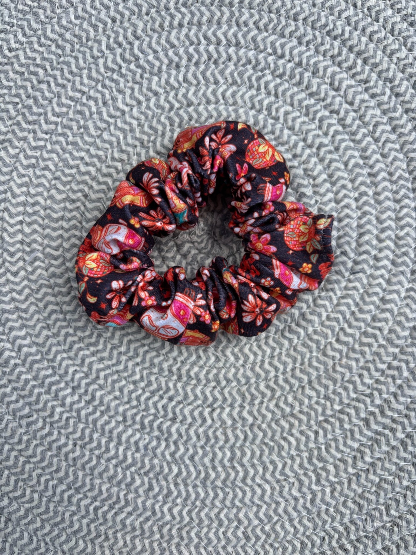 Groovy Books Scrunchie