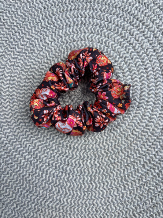 Groovy Books Scrunchie
