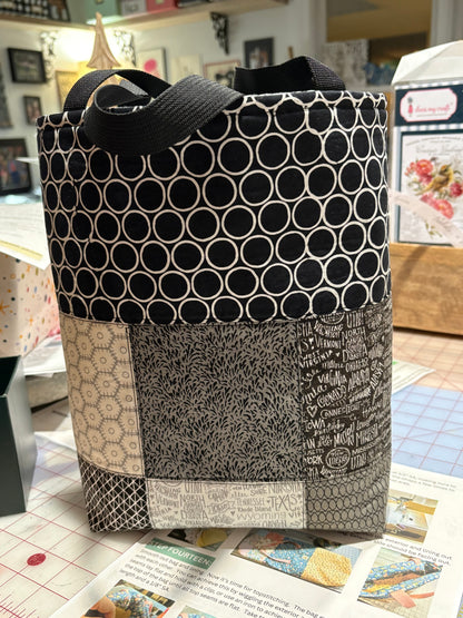 In Black & White Tote Bag