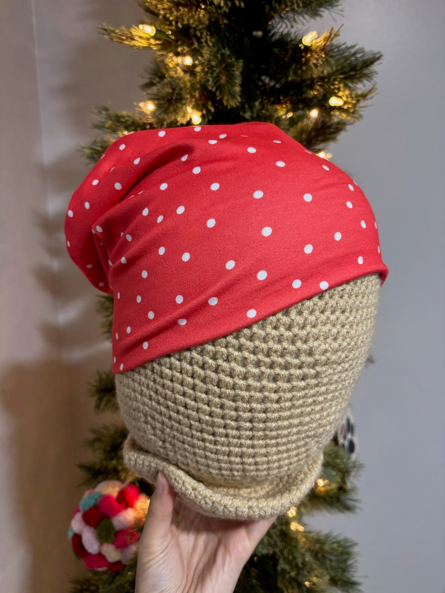 Red Dots Easy Peasy Beanie
