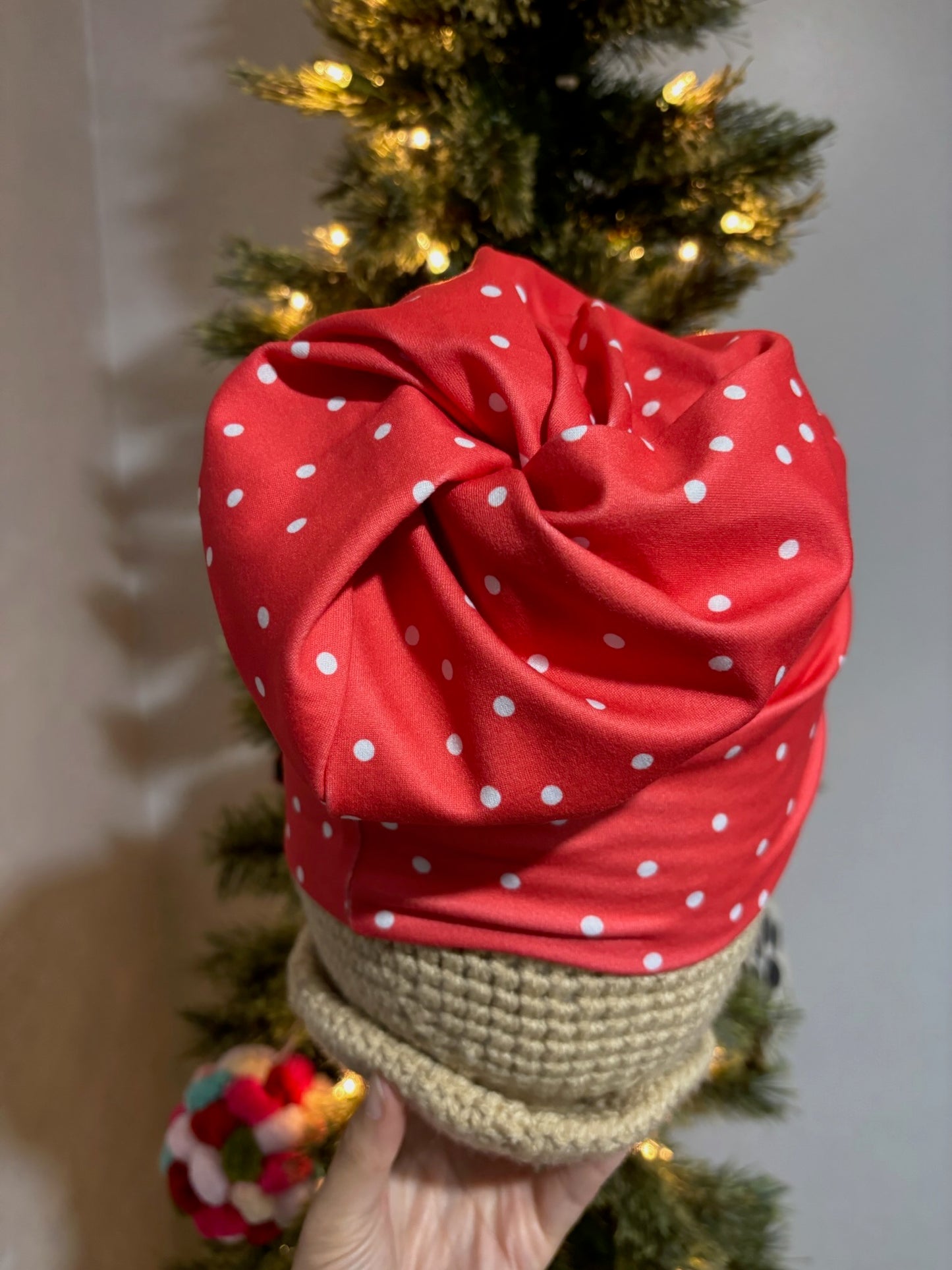 Red Dots Easy Peasy Beanie