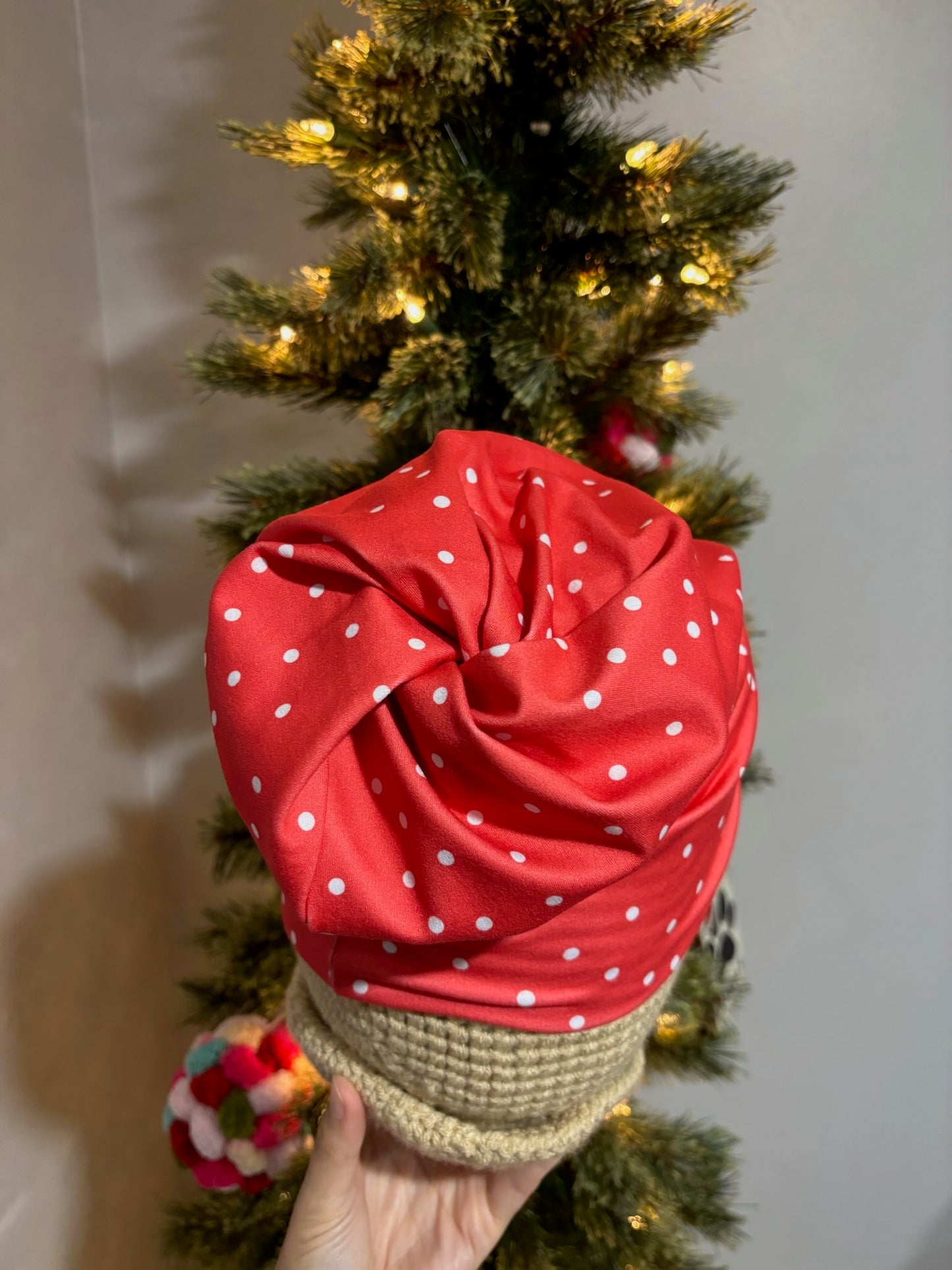 Red Dots Easy Peasy Beanie