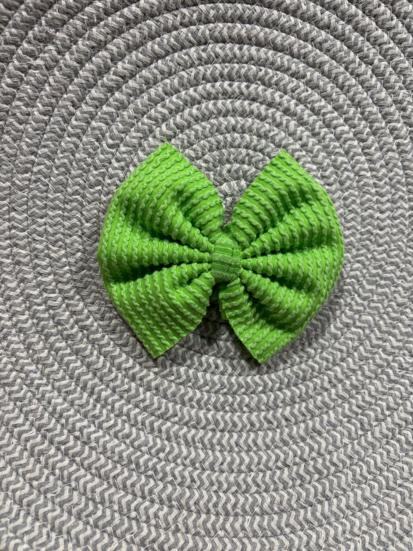 Lime Green Bow