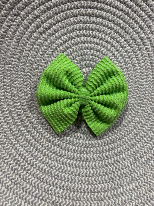 Lime Green Bow