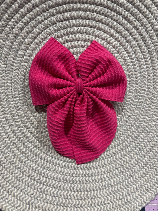 Hot Pink Sailor Bow