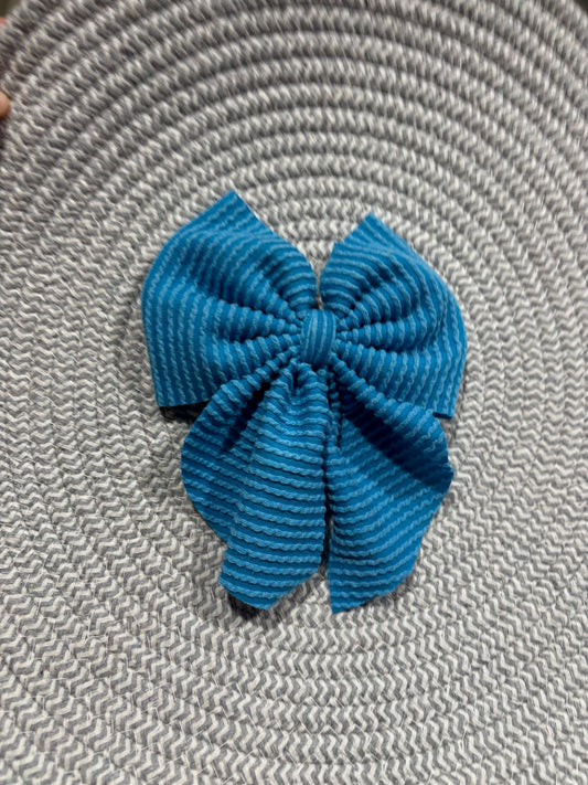 Blue Sailor Bow