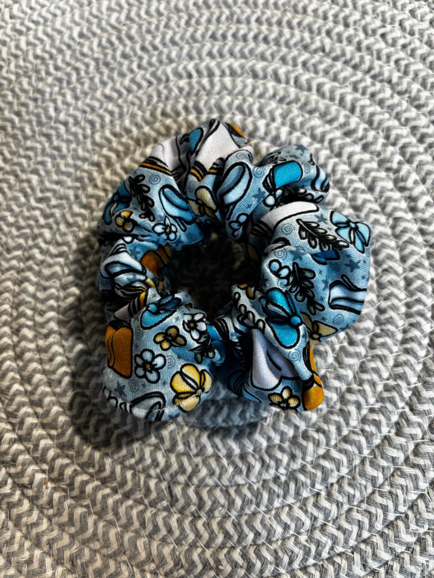 Glass Slippers & Books Scrunchie