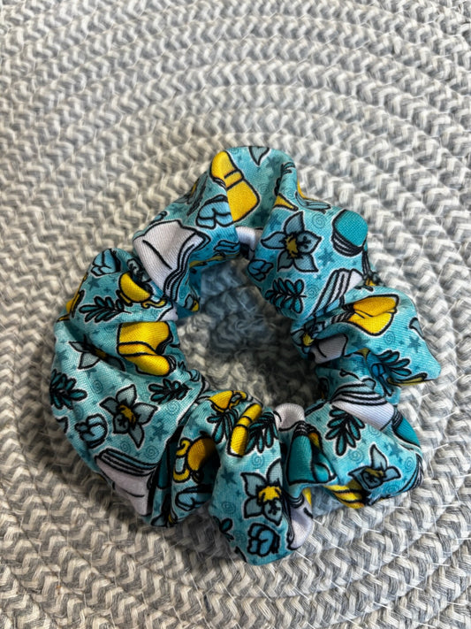 Magic Lamp & Books Scrunchie