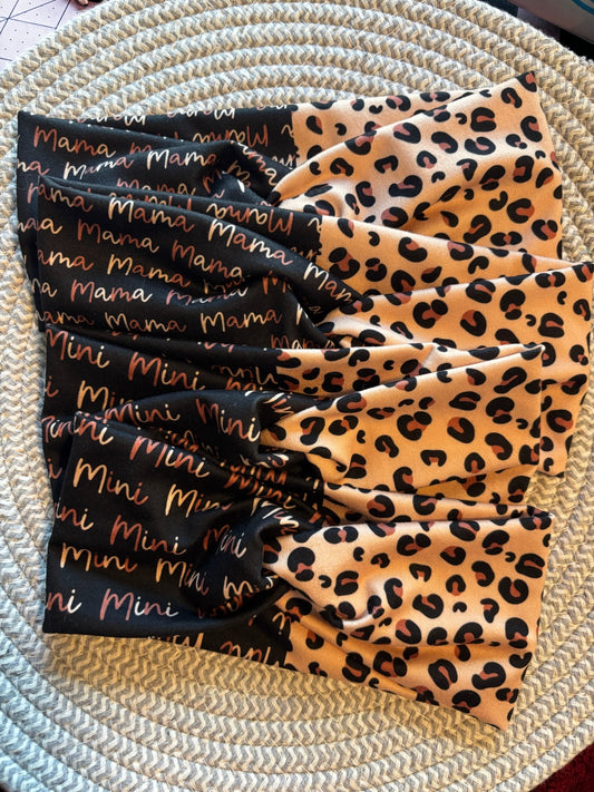 Mama & Mini Cheetah Headband Set
