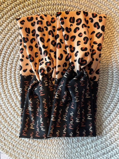 Mama & Mini Cheetah Headband Set
